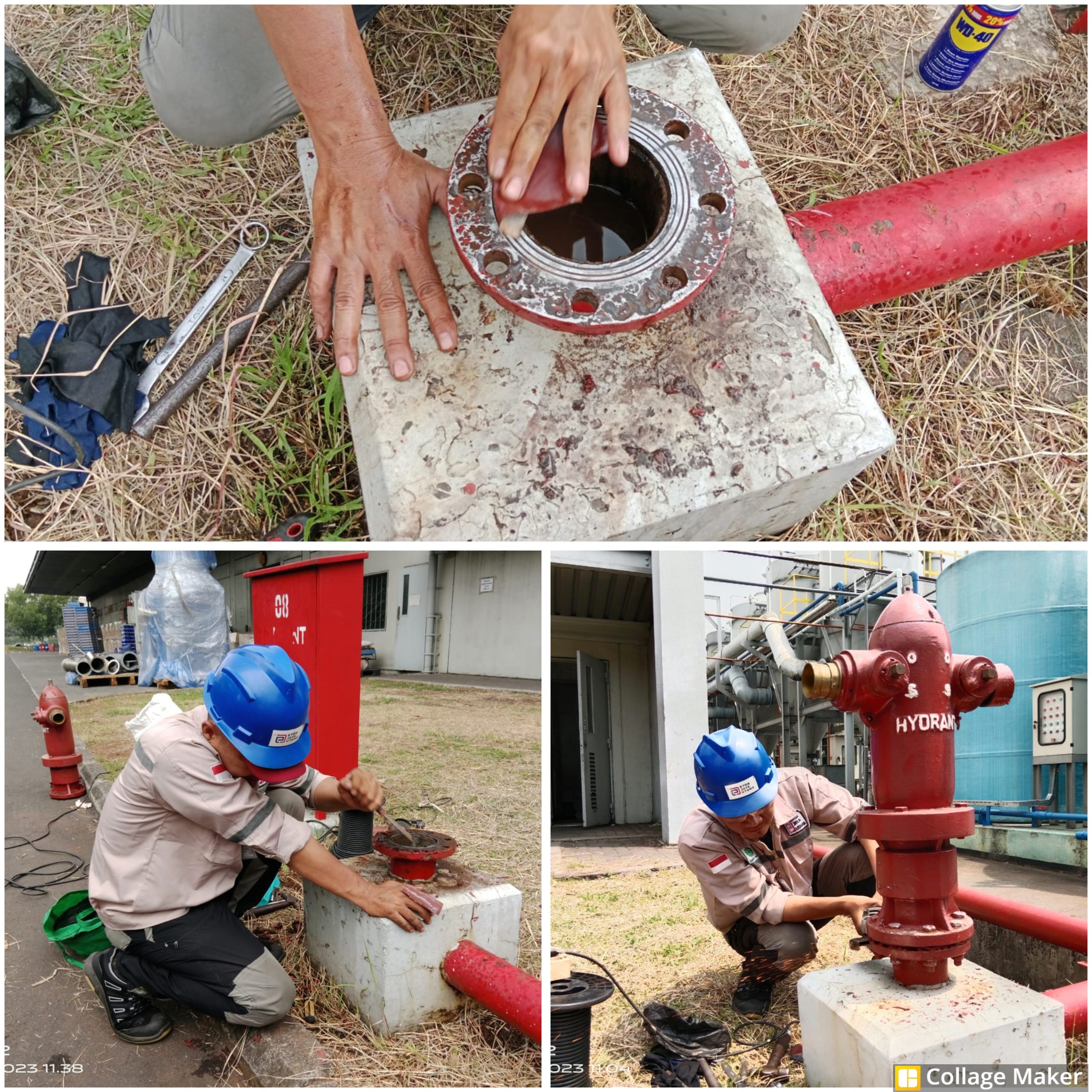 Maintenance & Penggantian Hydrant Pillar